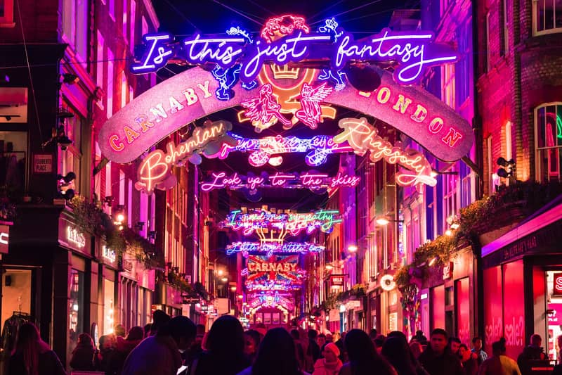 London, another of the best cities to travel at Christmas