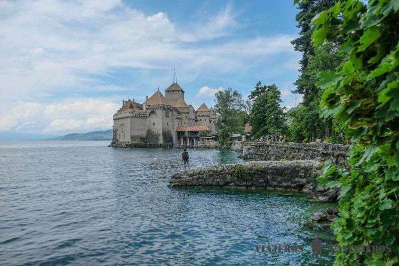 Chillon Castle, another place to visit on the route through Switzerland at Christmas
